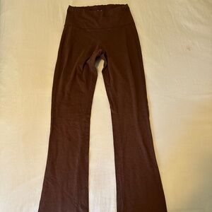 PAC Cares Brown Flare Yoga Pants - Size XS - Never Worn